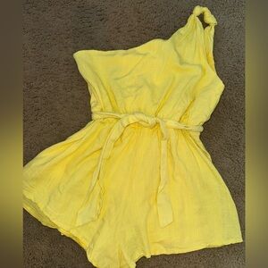 Yellow romper